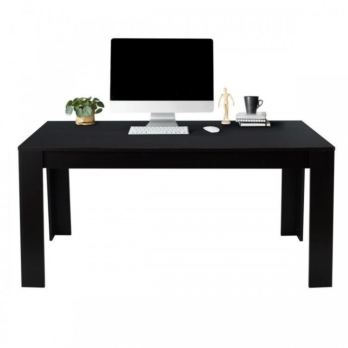 Modern Solid Wood Dining Room Table - Rectangular Design, Suitable for Kitchen and Restaurant