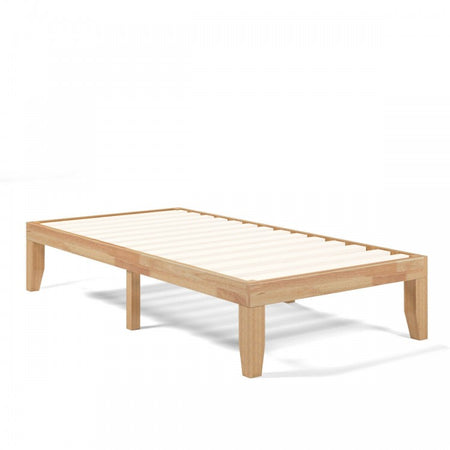 Bedroom Double Solid Wood Bed Frame with Storage Underneath