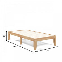 Load image into Gallery viewer, Bedroom Double Solid Wood Bed Frame with Storage Underneath
