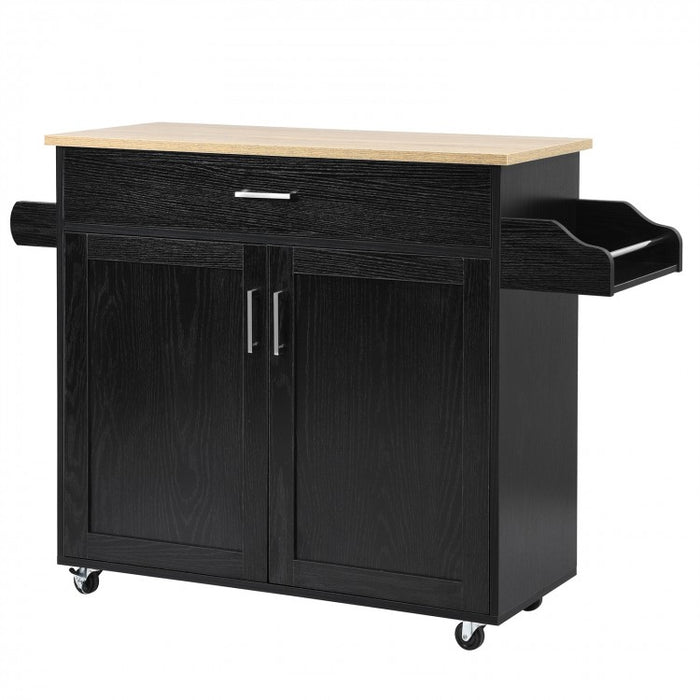 Rolling Kitchen Island Cart with Multiple Storage