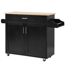 Load image into Gallery viewer, Rolling Kitchen Island Cart with Multiple Storage
