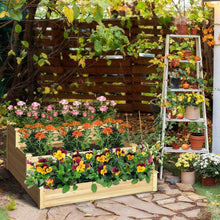 Load image into Gallery viewer, Outdoor Garden Yard 3-Tier Raised Garden Planter

