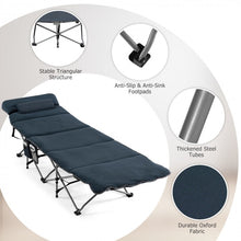 Load image into Gallery viewer, Outdoor Folding Camping Bed with Stretchable Design and Mattress - Suitable for Hiking and Mountaineering
