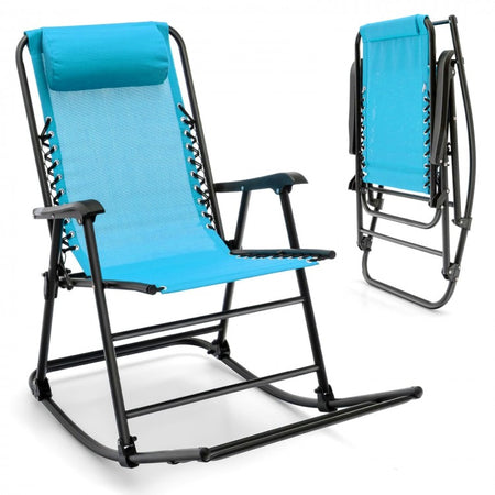Outdoor Rocking Camping Chair - Portable Folding Chair Suitable for Camping and Hiking