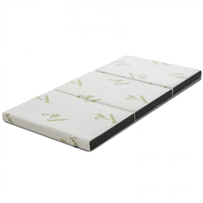Portable Foldable Memory Foam Mattress with Carrying Case