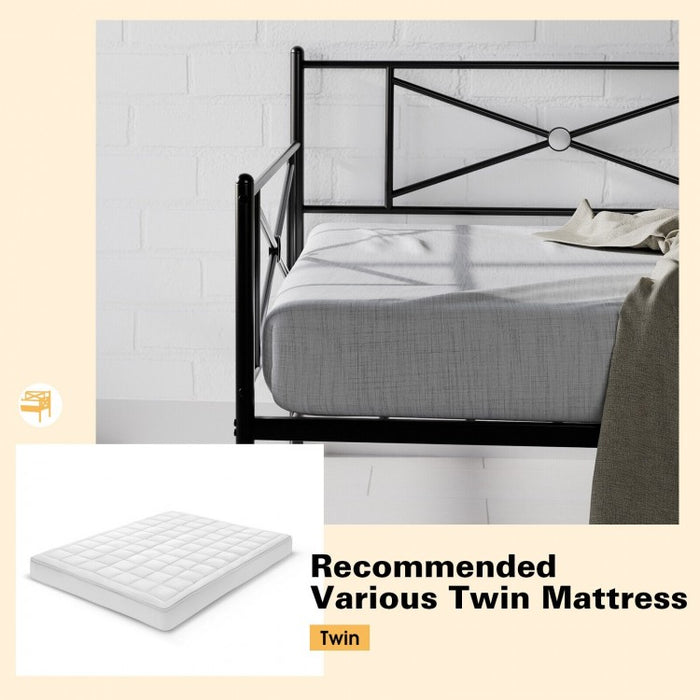 Modern Minimalist Multifunctional Metal Sofa Bed