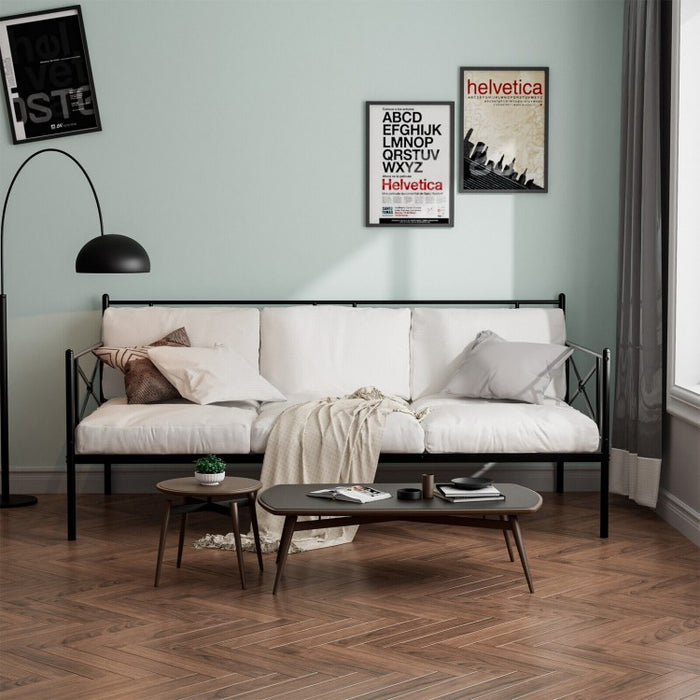 Modern Minimalist Multifunctional Metal Sofa Bed