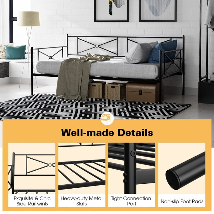 Modern Minimalist Multifunctional Metal Sofa Bed