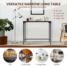 Charger l&#39;image dans la galerie, Industrial Counter Height Dining Table with Metal Frame - Suitable for Bar and Restaurant
