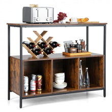 Load image into Gallery viewer, Multifunctional Kitchen Self-Serve Buffet Cabinet with 3 Compartments
