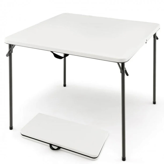 Costway Outdoor Folding Camping Table with Rust-Resistant Frame - Suitable for Camping and Hiking