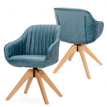 Charger l&#39;image dans la galerie, Costway Modern Minimalist Swivel Chair for Living Room - Supports Up to 330 lbs with Anti-Slip Feet
