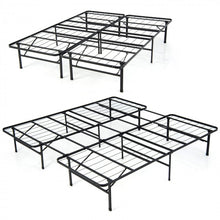 Load image into Gallery viewer, Costway Industrial Style King Size Bed with Under-Bed Storage - Full Size Bed Option Suitable for Bedroom and Apartment
