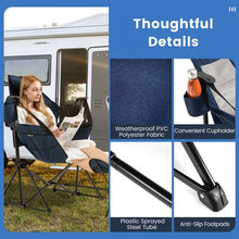 Load image into Gallery viewer, Outdoor Camping Rocking Chair with Retractable Footrest and Portable Carrying Bag - Suitable for Fishing and Picnics
