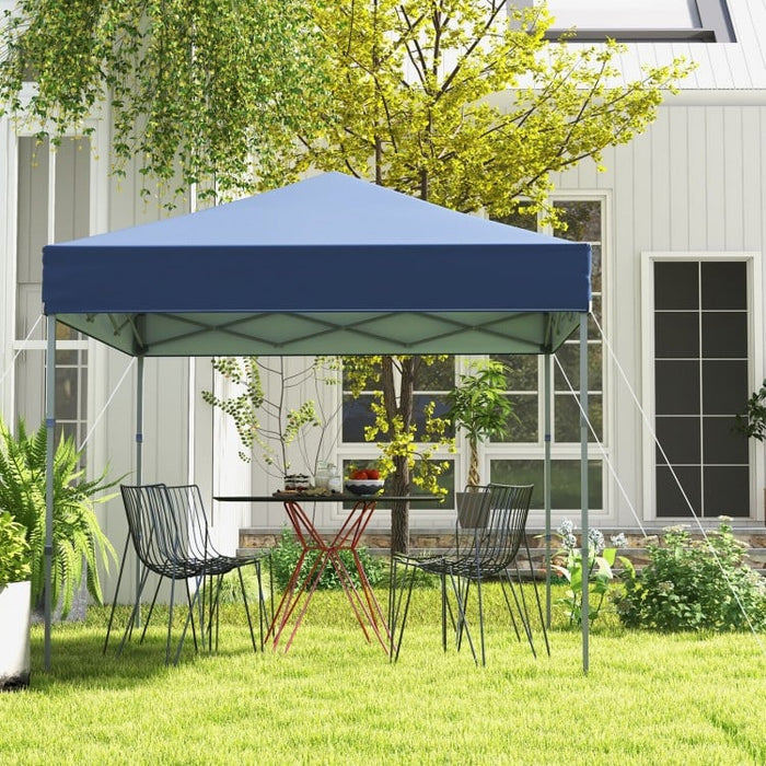 Costway 6.6 x 6.6 Feet Outdoor Shade Canopy Pop-Up Tent - Suitable for Camping, Picnics, Parties, and Weddings