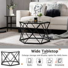 Charger l&#39;image dans la galerie, Modern Glass Coffee Table - Central Table Suitable for Living Room and Cafe
