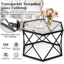 Charger l&#39;image dans la galerie, Modern Glass Coffee Table - Central Table Suitable for Living Room and Cafe
