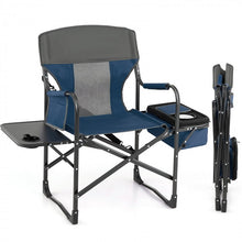 Charger l&#39;image dans la galerie, Folding Camp Chair with Cooler Bag and Folding Table - Suitable for Outdoor Camping, Beach, and Travel
