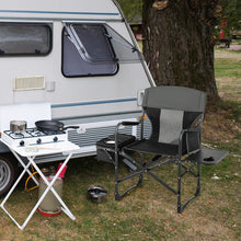 Charger l&#39;image dans la galerie, Folding Camp Chair with Cooler Bag and Folding Table - Suitable for Outdoor Camping, Beach, and Travel
