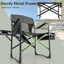 Charger l&#39;image dans la galerie, Folding Camp Chair with Cooler Bag and Folding Table - Suitable for Outdoor Camping, Beach, and Travel
