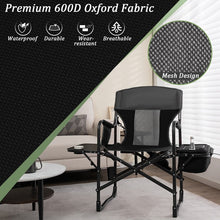 Charger l&#39;image dans la galerie, Folding Camp Chair with Cooler Bag and Folding Table - Suitable for Outdoor Camping, Beach, and Travel
