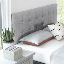 Load image into Gallery viewer, Modern Minimalist Linen Upholstered Headboard - Easy Assembly
