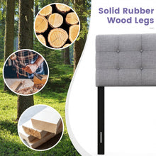 Load image into Gallery viewer, Modern Minimalist Linen Upholstered Headboard - Easy Assembly
