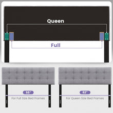 Load image into Gallery viewer, Modern Minimalist Linen Upholstered Headboard - Easy Assembly
