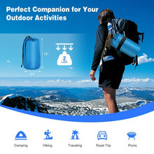 Load image into Gallery viewer, Outdoor Camping Portable Blue/Green Inflatable Sleeping Pad Mattress
