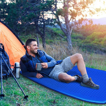 Load image into Gallery viewer, Outdoor Camping Portable Blue/Green Inflatable Sleeping Pad Mattress
