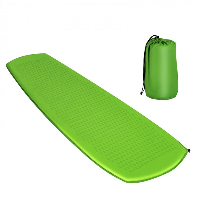 Outdoor Camping Portable Blue/Green Inflatable Sleeping Pad Mattress