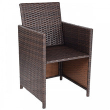 Load image into Gallery viewer, 10-Piece Outdoor Patio Fashionable Dining Set with Washable Cushions
