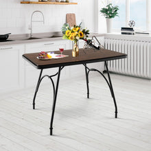 Charger l&#39;image dans la galerie, Industrial Style Dining Table with Adjustable Legs - Suitable for Kitchen and Restaurant

