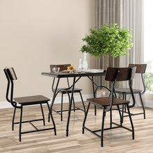 Charger l&#39;image dans la galerie, Industrial Style Dining Table with Adjustable Legs - Suitable for Kitchen and Restaurant
