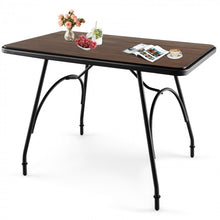 Charger l&#39;image dans la galerie, Industrial Style Dining Table with Adjustable Legs - Suitable for Kitchen and Restaurant
