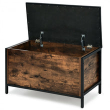 Load image into Gallery viewer, Vintage Entryway Padded Long Storage Ottoman Shoe Bench
