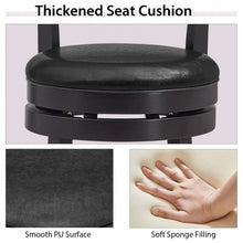 Load image into Gallery viewer, Costway Vintage Swivel Club Chairs Set of 2 - Suitable for Restaurant, Bar, and Cafe
