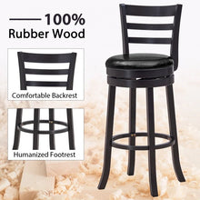 Load image into Gallery viewer, Costway Vintage Swivel Club Chairs Set of 2 - Suitable for Restaurant, Bar, and Cafe
