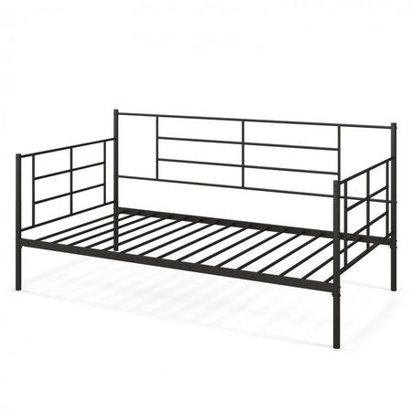Multi-Functional Industrial-Style Metal Sofa Bed Frame
