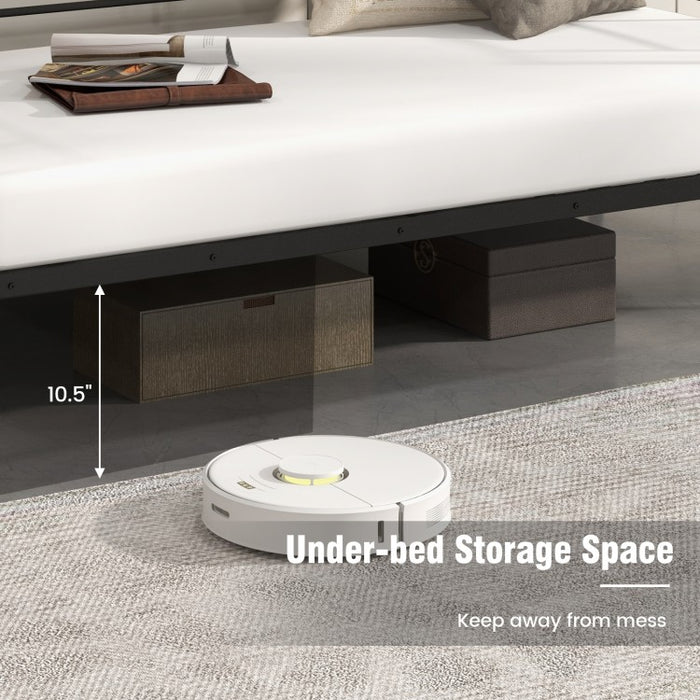 Multi-Functional Industrial-Style Metal Sofa Bed Frame