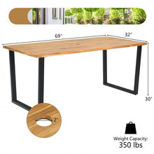 Load image into Gallery viewer, 7-Piece Outdoor Patio Rattan Dining Set
