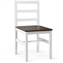 Load image into Gallery viewer, Farmhouse Dining Room Sets with Built-in Rectangular Table and 4 Chairs - Suitable for Kitchen and Restaurant
