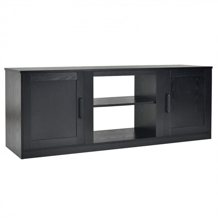 58-inch TV Stand with Storage Cabinets, Fits up to 65-inch TV