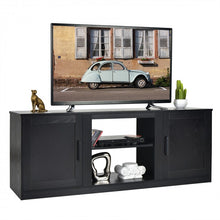 Load image into Gallery viewer, 58-inch TV Stand with Storage Cabinets, Fits up to 65-inch TV
