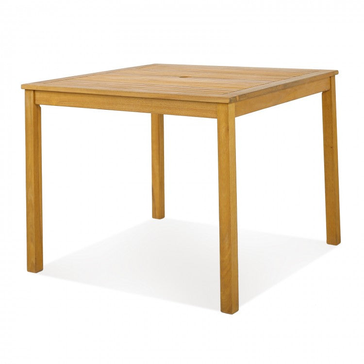 Outdoor Dining Table - Square Design Suitable for Patio, Backyard, and Parties