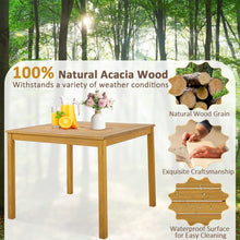 Load image into Gallery viewer, Outdoor Dining Table - Square Design Suitable for Patio, Backyard, and Parties
