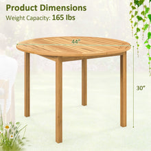Load image into Gallery viewer, Costway Vintage Elegant Round Dining Table Set for 4 - Suitable for Patio and Garden
