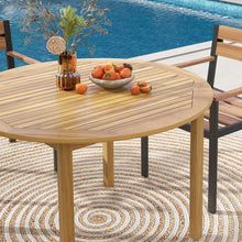 Load image into Gallery viewer, Costway Vintage Elegant Round Dining Table Set for 4 - Suitable for Patio and Garden
