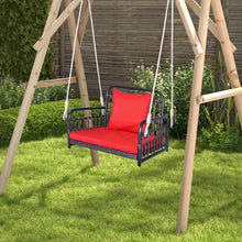 Charger l&#39;image dans la galerie, Outdoor Patio Hanging Swing Chair with Cushions
