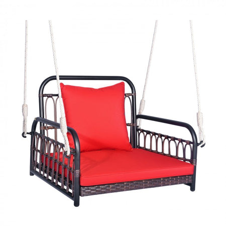 Outdoor Patio Hanging Swing Chair with Cushions